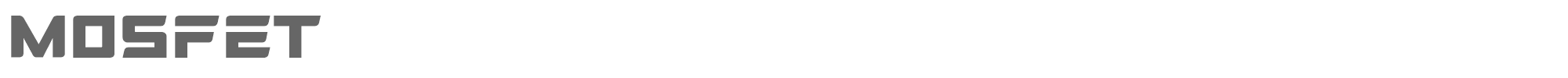 Sample characters Mosfet Font